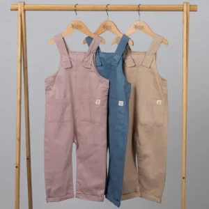 Kids Dungarees with Patch Pockets