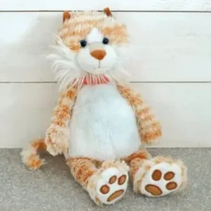 Soft Plush Baby Toy Ginger Cat - 20cm