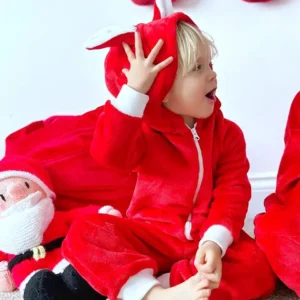 Christmas Red Fox Super Soft Onesie