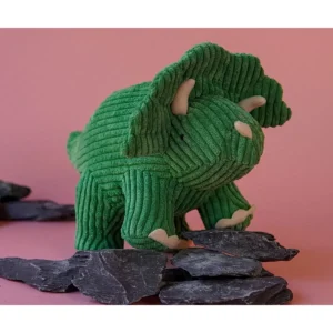 Knitted Stripe Diplodocus Dinosaur Soft Toy Teddy