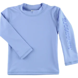 Boys Periwinkle Blue Long Sleeve Logo Rash Guard