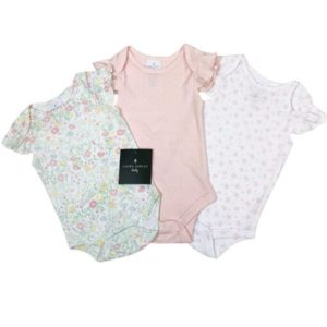 Laura Ashley 3 Pack Green Floral Body Vests