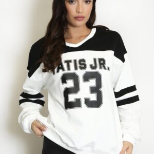 Varsity long sleeve top